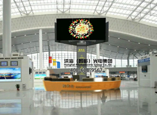 地標建筑——旋轉(zhuǎn)魔方屏引領城市廣告行業(yè)市場